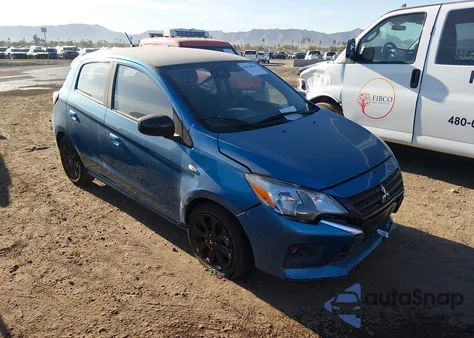 2022 Mitsubishi Mirage Black Edition/Se z USA, uszkodzony, nr VIN ML32AWHJ3NH006361